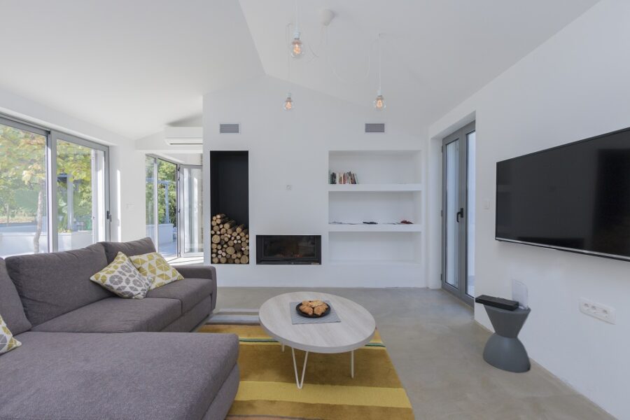 Villa Stepancic Sofa and TV