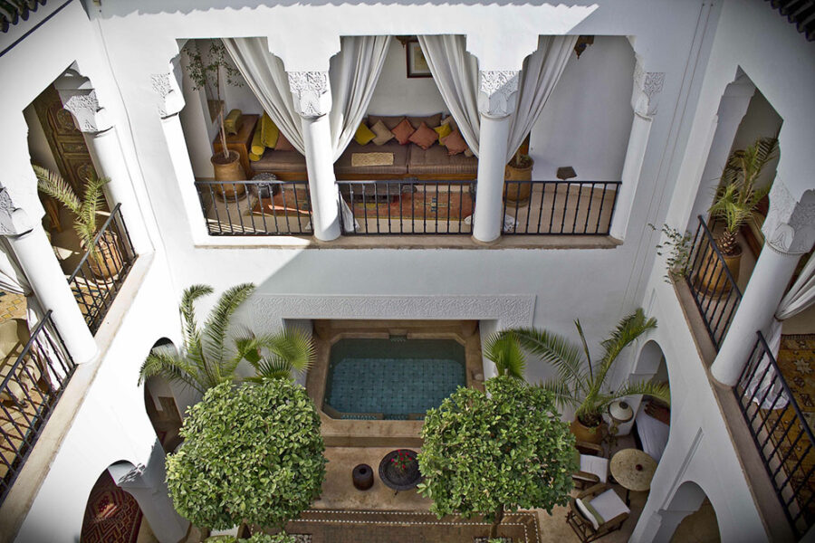 Riad Camilia - Courtyard During the Day