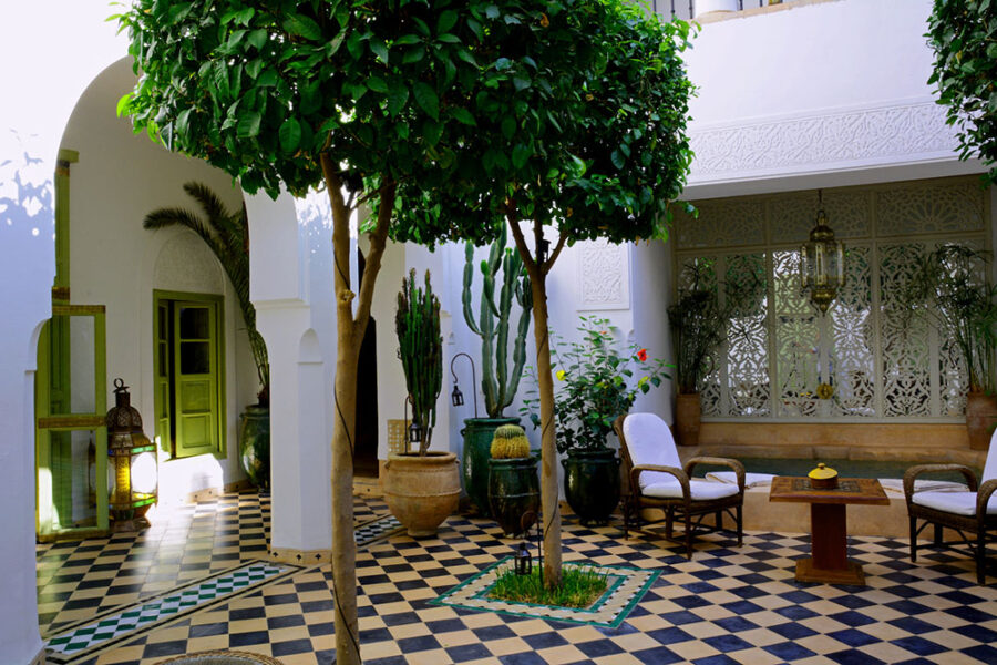 Riad Camilia - Room 2 View On Courtyard