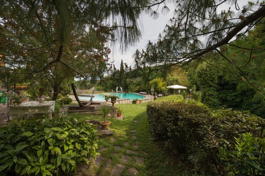 The Old Mill pool setting