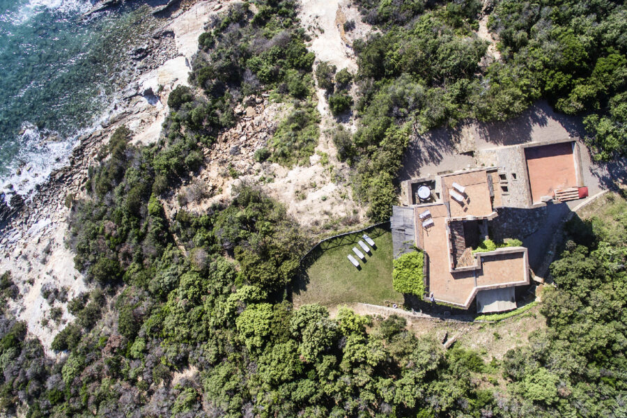 Villa Talamone Sea View - Aerial