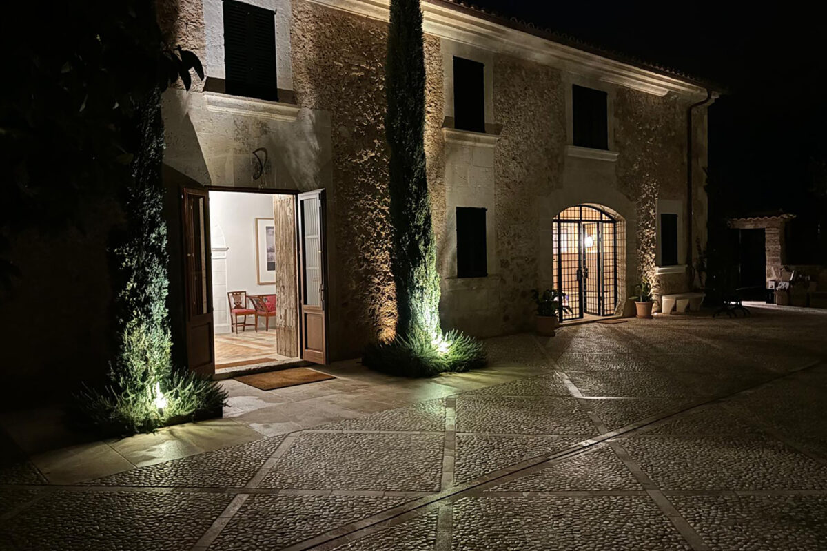 Finca Sa Pobla - Exterior At Night