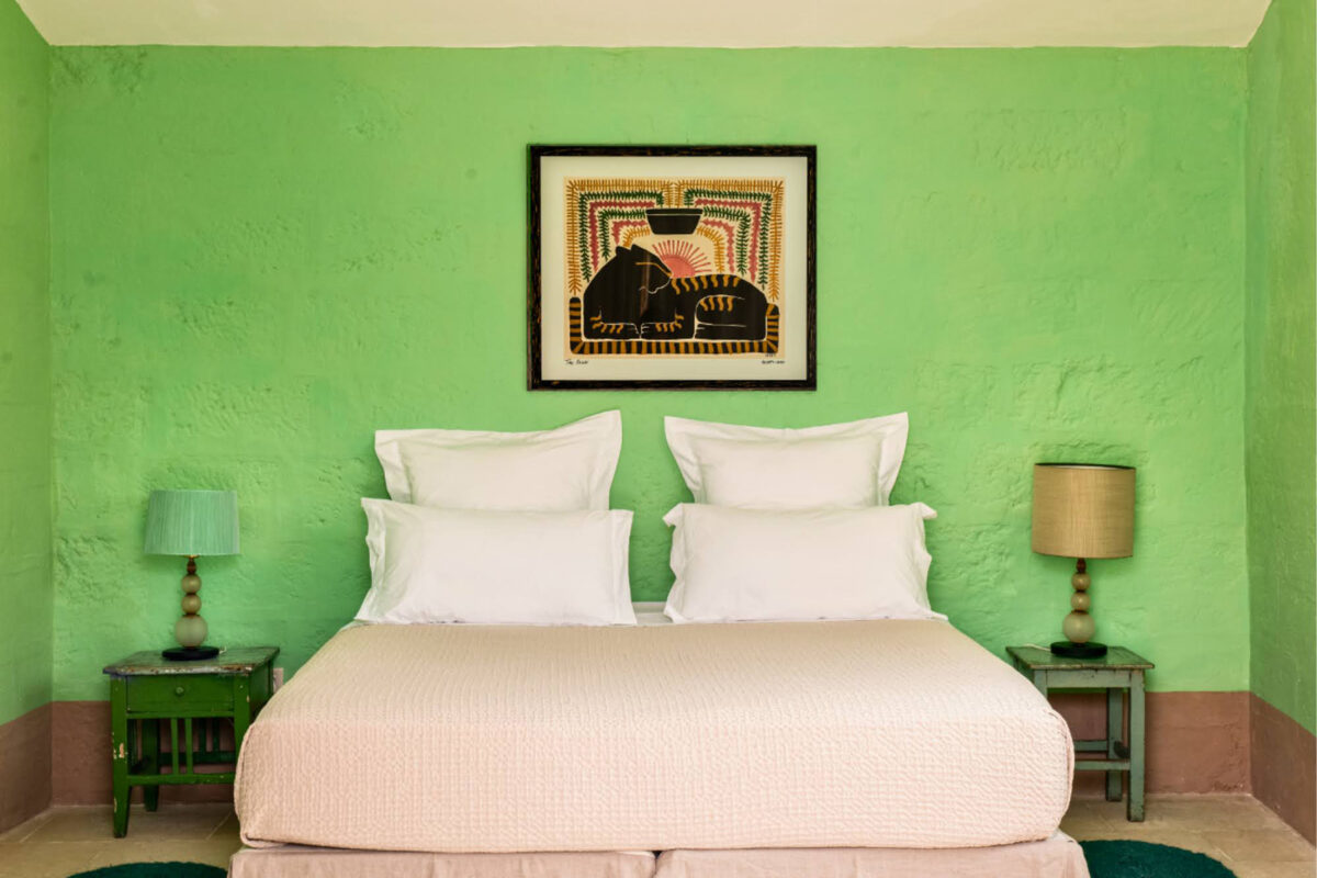 Torre Carpignano - Green Bedroom
