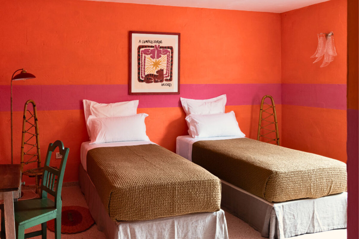 Torre Carpignano - Orange Bedroom