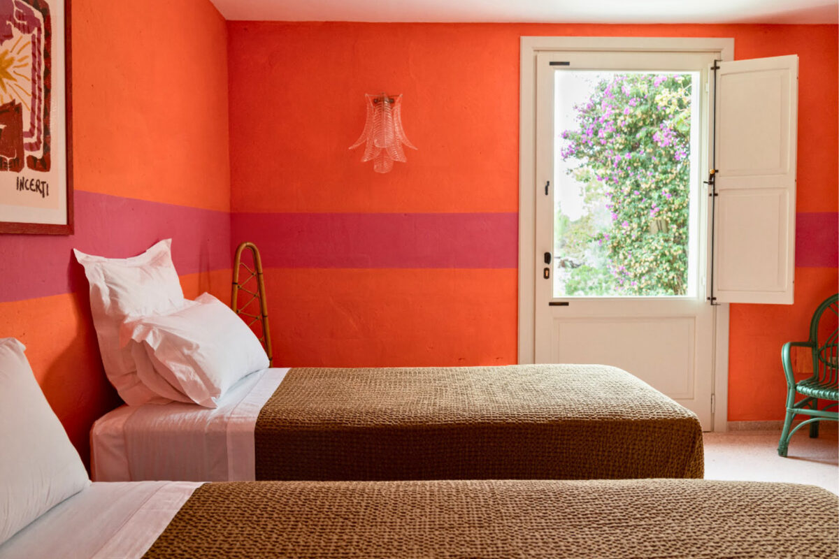 Torre Carpignano - Orange Bedroom