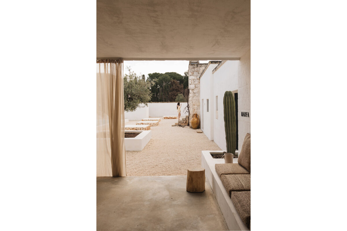 Masseria Simplicity - Exterior Covered Sitting Area