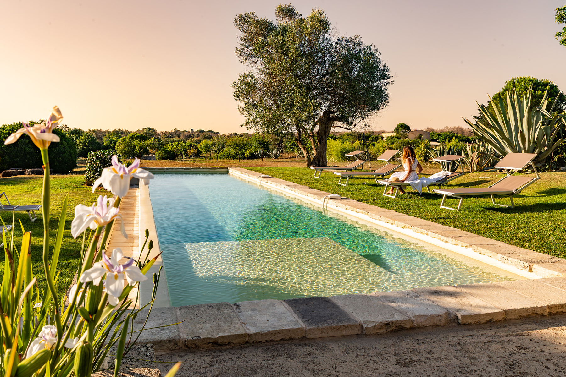 Masseria Carpignano Salentino II. - Pool and Garden