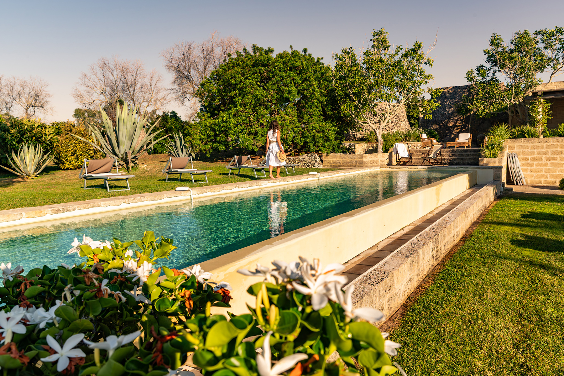 Masseria Carpignano Salentino II. - Pool and Garden
