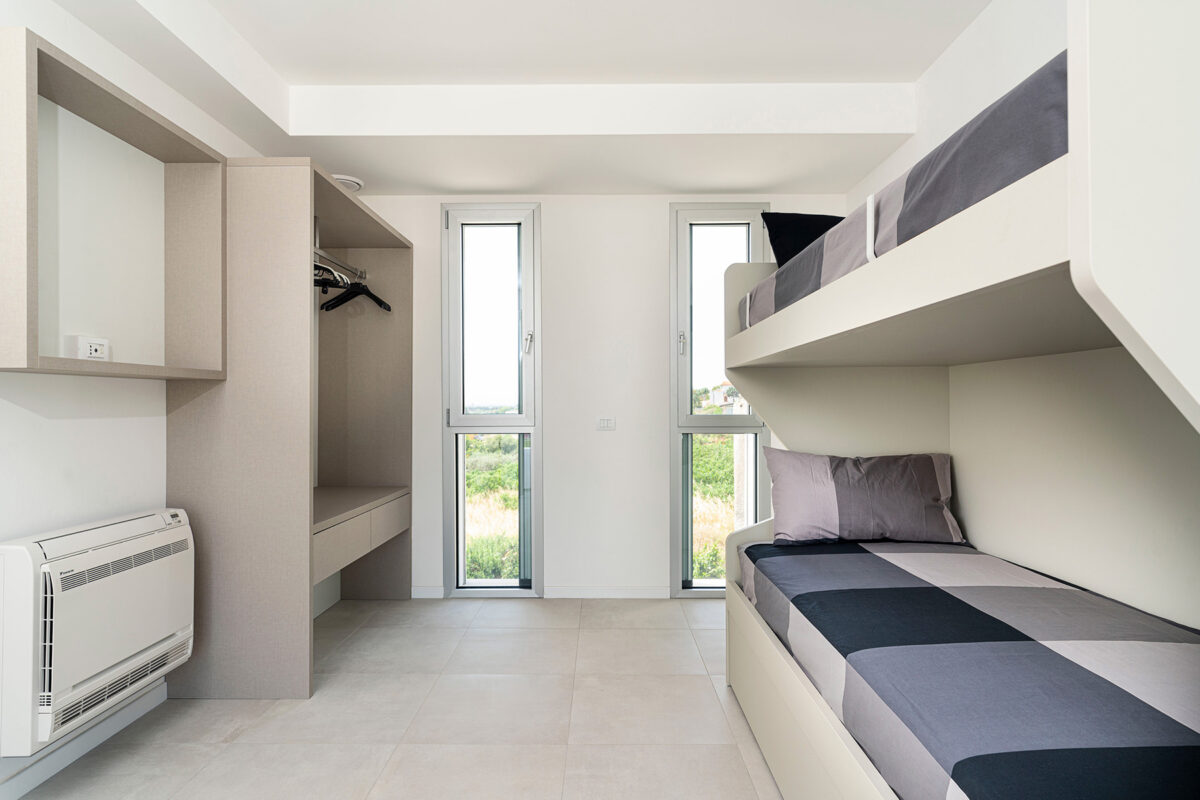 Villa Capo Murro - Twin Bedroom Bunk Beds