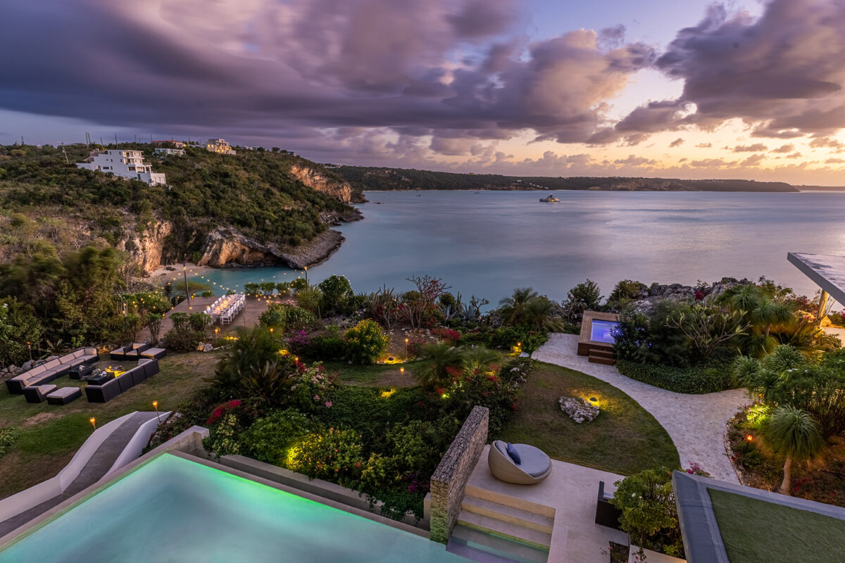 Little Bay Anguilla - Property at Sunset