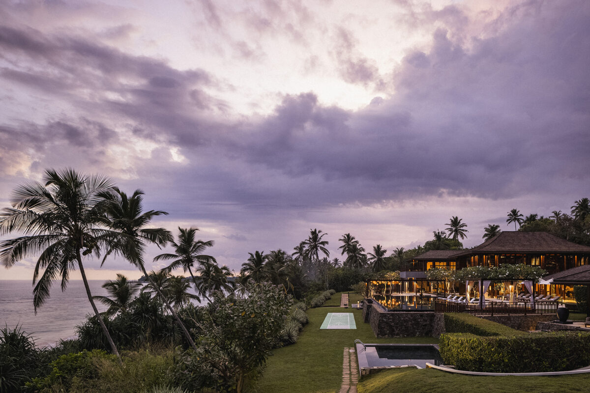 Villa Monara and Divia - Exterior - View to Villa Monara Dusk