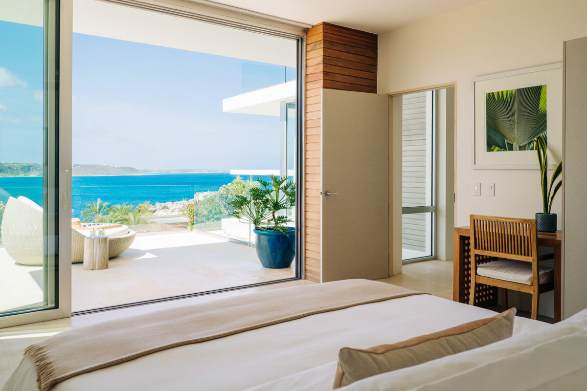 Little Bay Anguilla - Ocean View Guest Room Double Bedroom