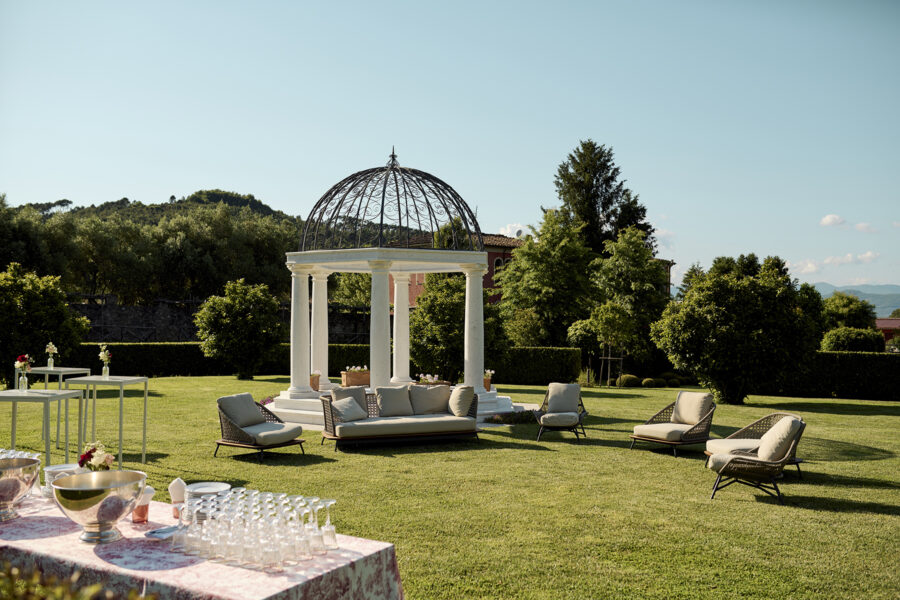 Villa Vorno - Events - Gazebo - Sitting Area