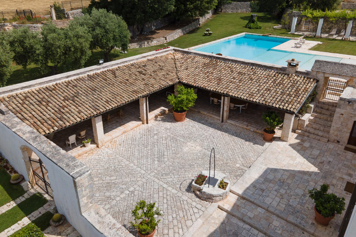 Masseria Putignano - Exterior Terrace and Pool