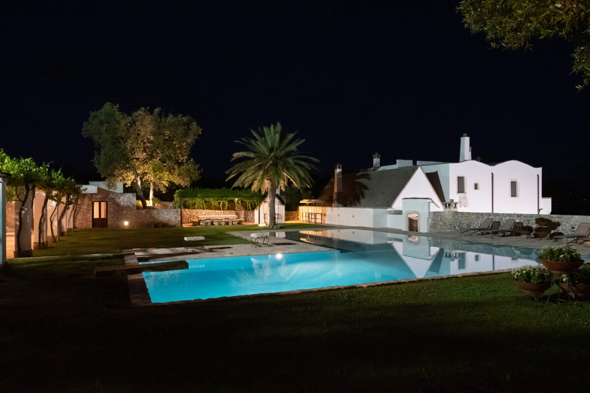 Masseria Putignano - Exterior At Night
