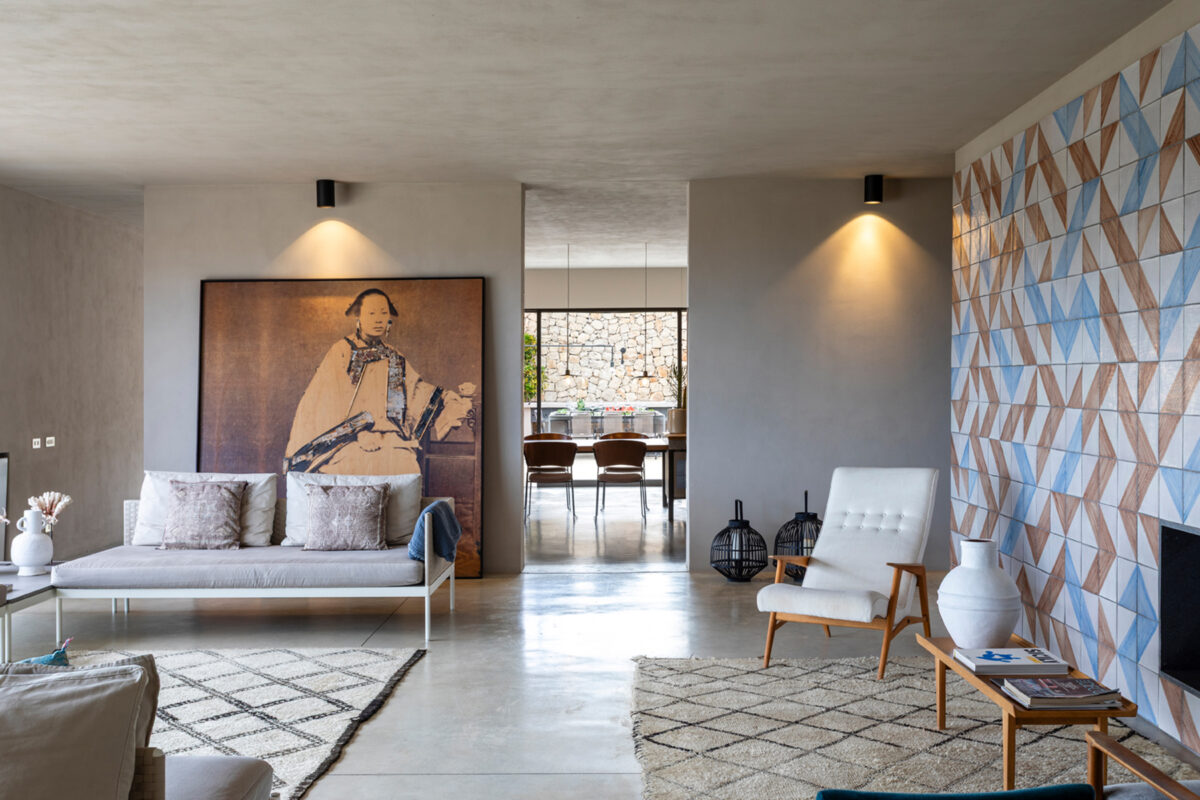 Villa Panorama in Noto - Living Room